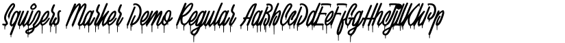 Squizers Marker Demo Regular font