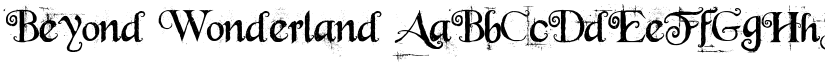 Beyond Wonderland font
