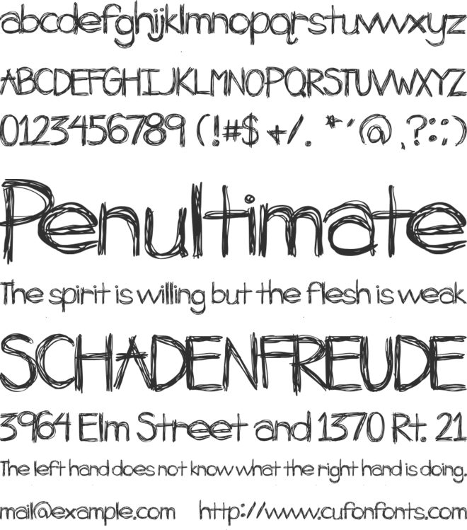 AppleSpice font preview