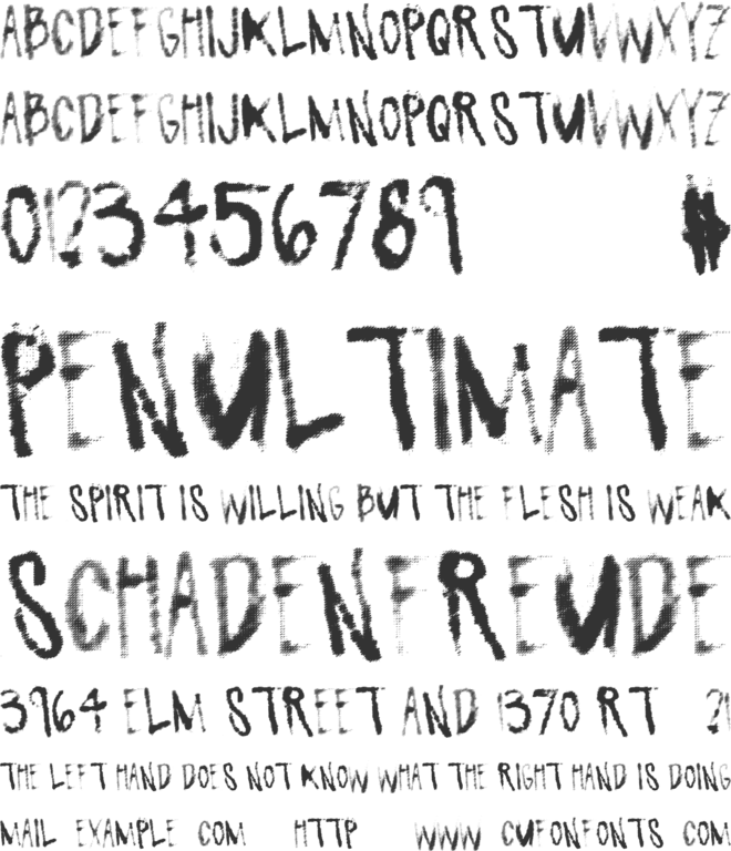 FlavorMaker font preview