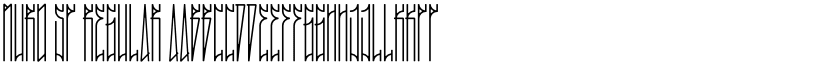 MURO SP Regular font