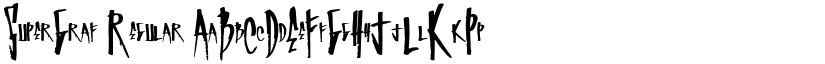 SuperGraf Regular font