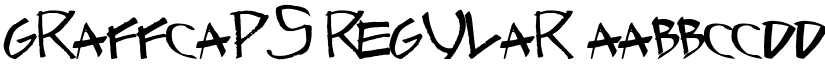 GraffCaps Regular font
