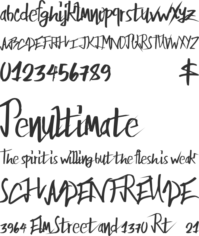 FairBanks font preview