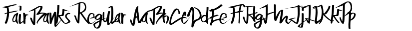 FairBanks Regular font