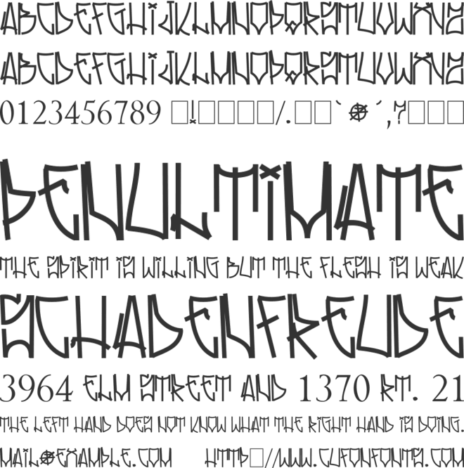 Rolinho font preview