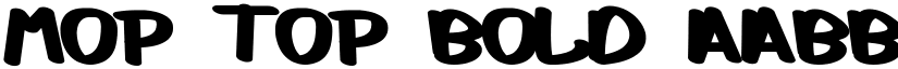 Mop Top Bold font