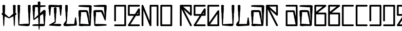 Hustlaz Demo Regular font