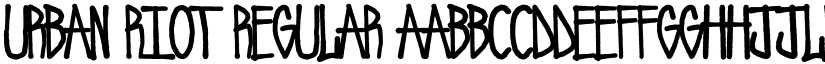 Urban Riot Regular font