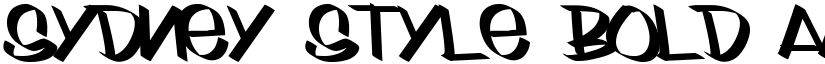 Sydney Style Bold font
