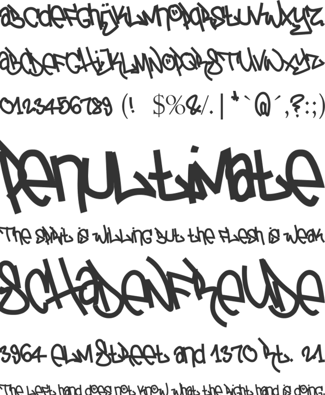 Tag Tceoretic font preview