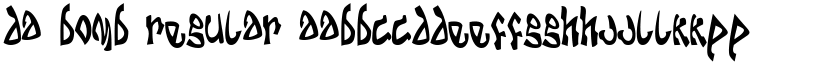 Da Bomb Regular font