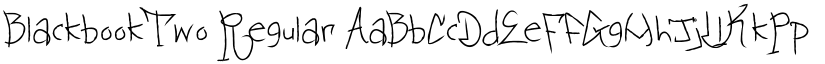 BlackbookTwo font download