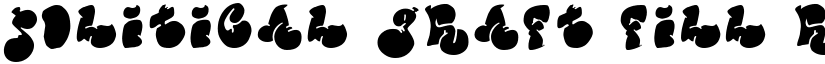 Political Graft Fill Regular font
