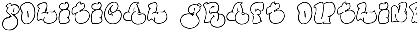 Political Graft Outline Regular font