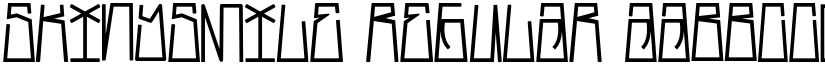 SkinySmile Regular font