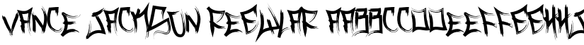 Vance Jackson font download