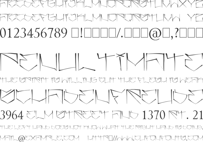 angrydubs font preview