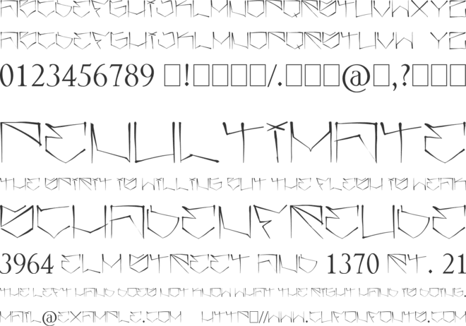 angrydubs font preview