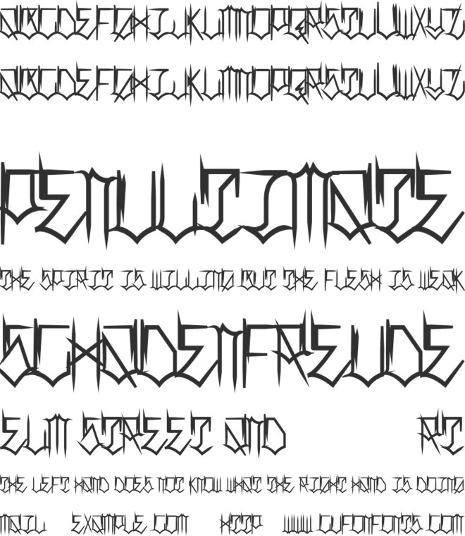 Locals Only Balls font preview