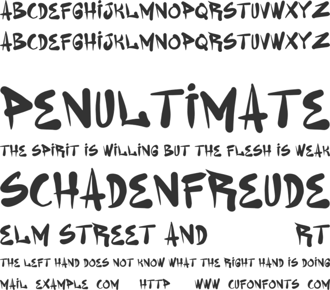 Gerilyaz Demo font preview
