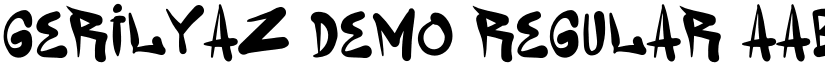 Gerilyaz Demo Regular font