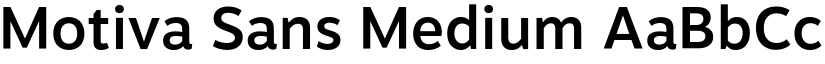 Motiva Sans Medium font