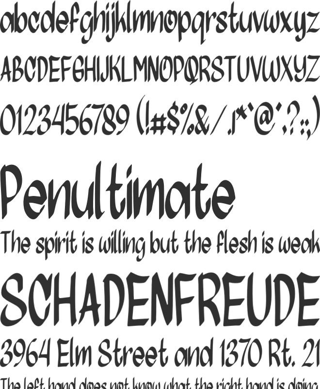 Ghost Scepter font preview