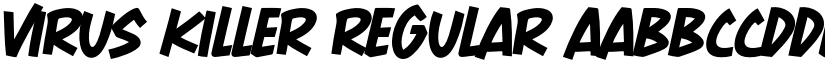 Virus Killer Regular font