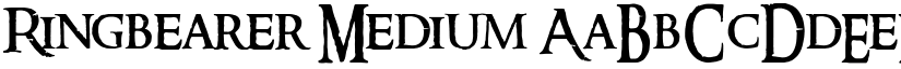 Ringbearer Medium font