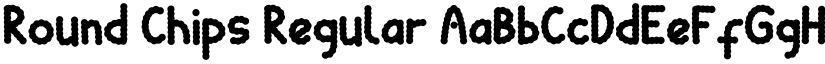 Round Chips Regular font