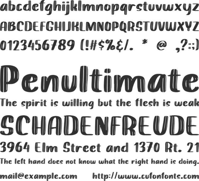 Molotop Chanel font preview