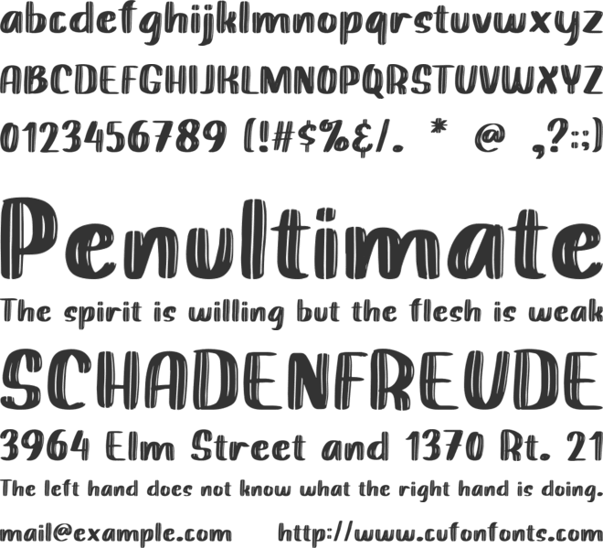 Molotop Chanel font preview