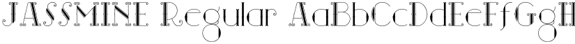 JASSMINE Regular font