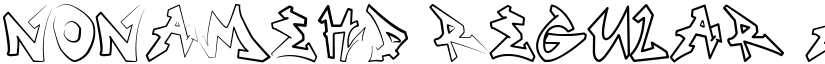 NONAMEHD Regular font