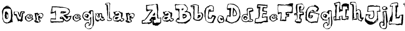 Over Regular font