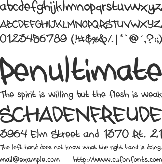 STYLEWARS 2011 font preview