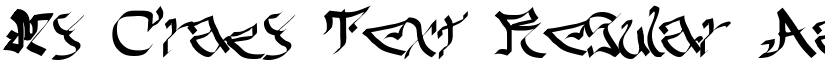 My Crazy Text Regular font