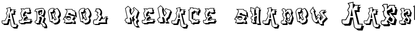 aerosol menace shadow font