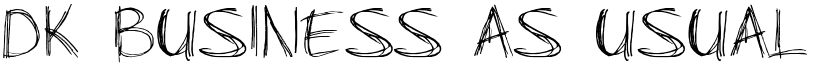 DK Business As Usual Regular font