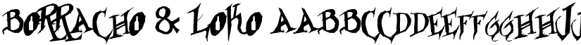 Borracho font download