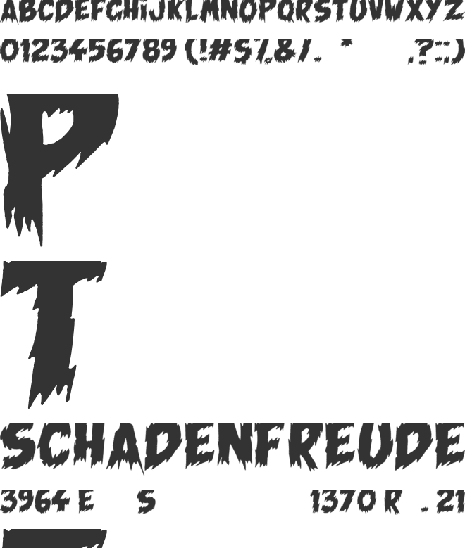 Tales of Scare Black font preview