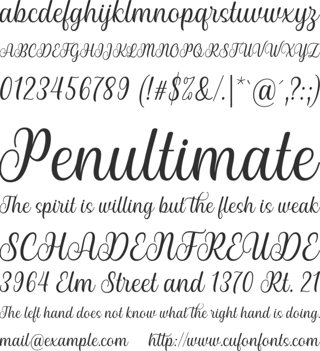 Anything Better font preview