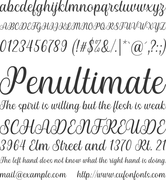 Anything Better font preview