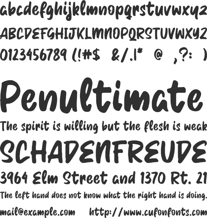 Relano Kaitlyn font preview