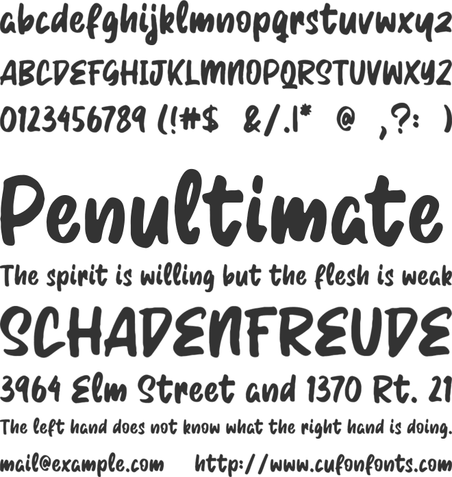 Relano Kaitlyn font preview