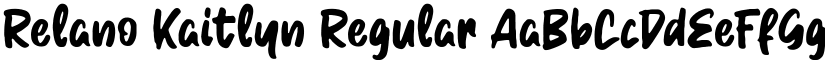 Relano Kaitlyn Regular font