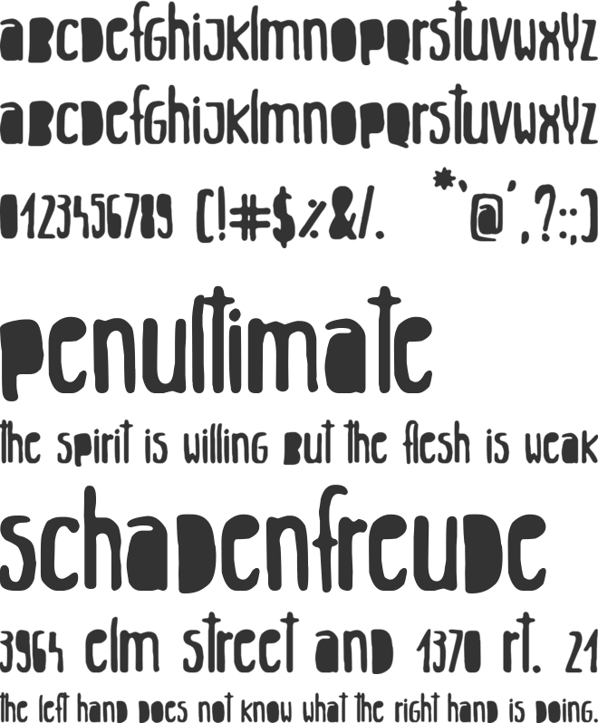 Gracita Morales font preview