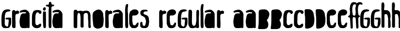 Gracita Morales Regular font