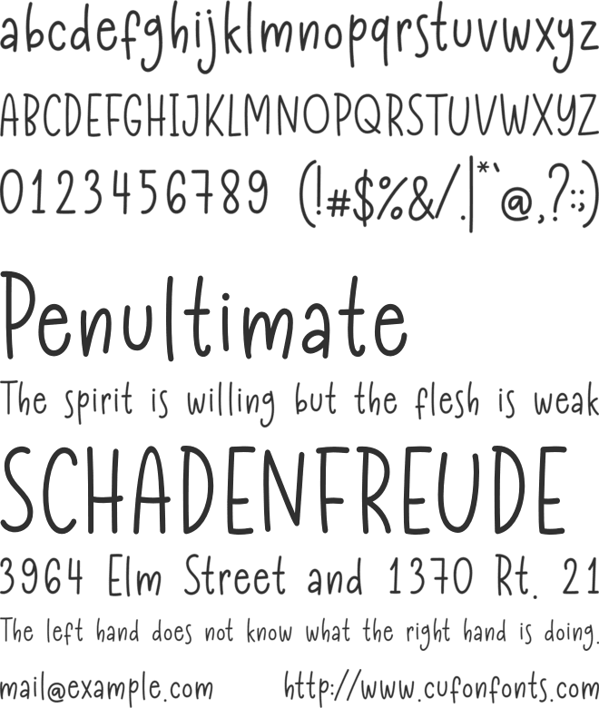 egg party font preview